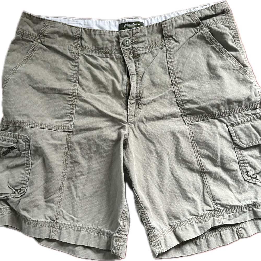 Eddie Bauer Khaki Cargo Shorts